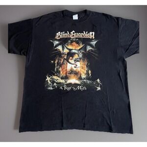 Blind Guardian 2006 A Twist In The Myth Tour T-Shirt Men's Size 2XL Double Sided